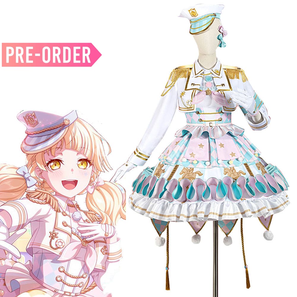 【Pre Sale】Anime BanG Dream! Cosplay Kokoro Tsurumaki Cosplay Costume Cosplay Costumes