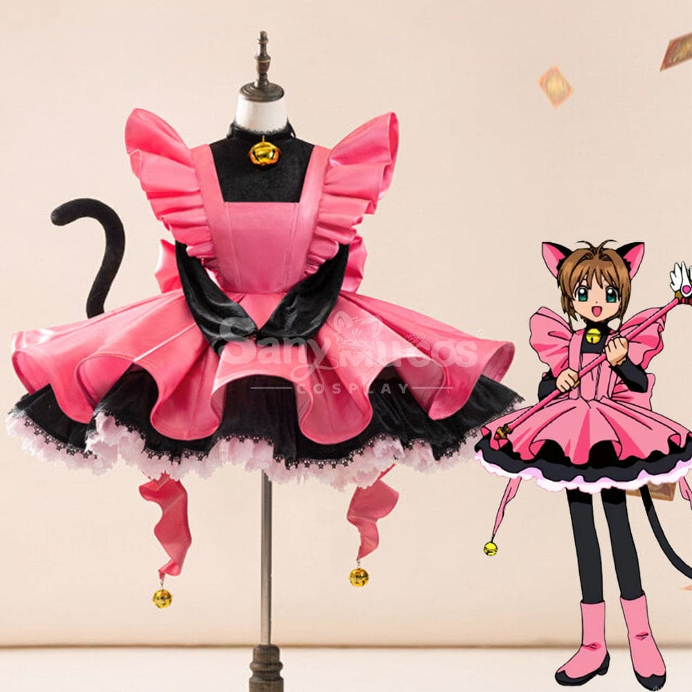 【Pre-Sale】Anime Cardcaptor Sakura Cosplay Sakura Kinomoto Black Cat Cosplay Costume Cosplay Costumes
