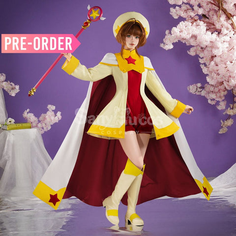 【Pre-Sale】Anime Cardcaptor Sakura Cosplay Kinomoto Sakura Cosplay Costume Premium Edition Cosplay Costumes