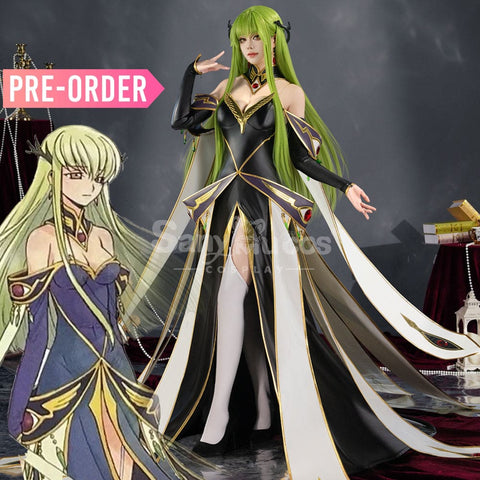 【Pre-Sale】Anime Code Geass Cosplay C.C. Queen Cosplay Costume Cosplay Costumes