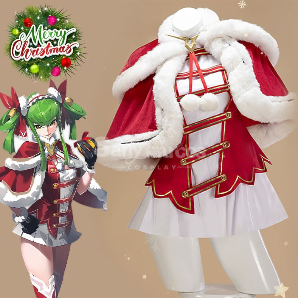 【Pre-Sale】Anime Code Geass Cosplay Christmas C.C. Cheongsam Cosplay Costume Cosplay Costumes
