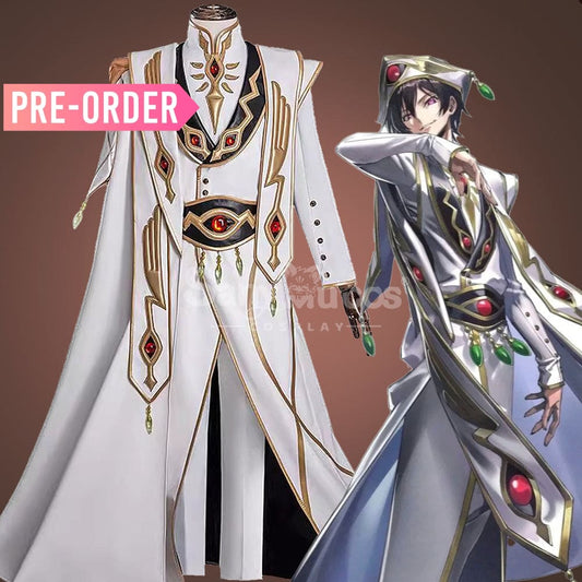 【Pre-Sale】Anime Code Geass Cosplay Lelouch Emperor Cosplay Costume Premium Edition Cosplay Costumes 1000