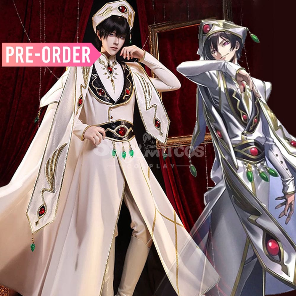 【Pre-Sale】Anime Code Geass Cosplay Lelouch Emperor Cosplay Costume Premium Edition Cosplay Costumes