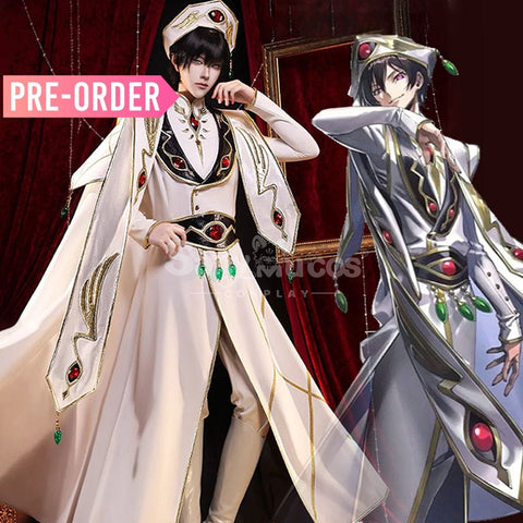 【Pre-Sale】Anime Code Geass Cosplay Lelouch Emperor Cosplay Costume Premium Edition Cosplay Costumes