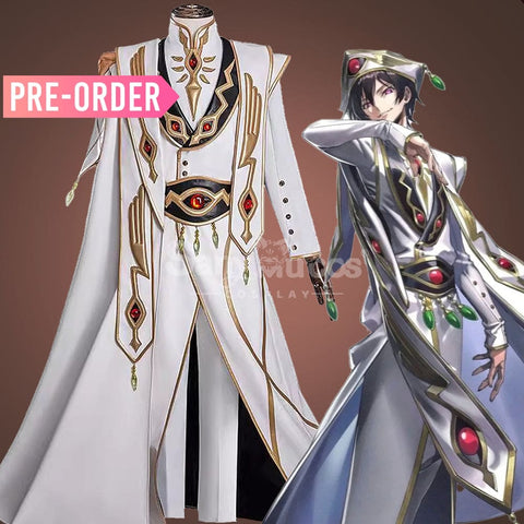 【Pre-Sale】Anime Code Geass Cosplay Lelouch Emperor Cosplay Costume Premium Edition Cosplay Costumes
