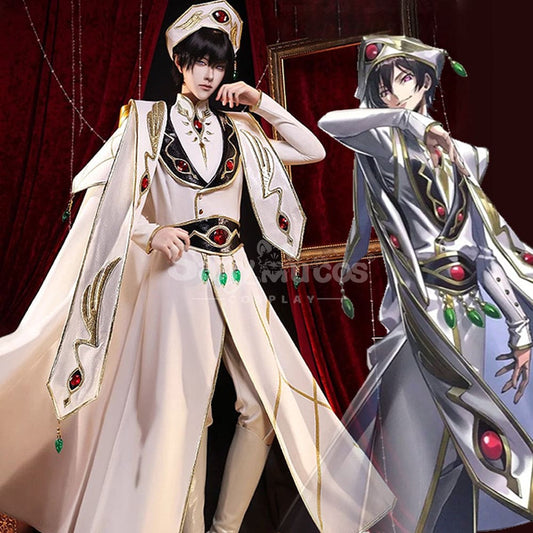 【Pre-Sale】Anime Code Geass Cosplay Lelouch Emperor Cosplay Costume Premium Edition Cosplay Costumes 1000