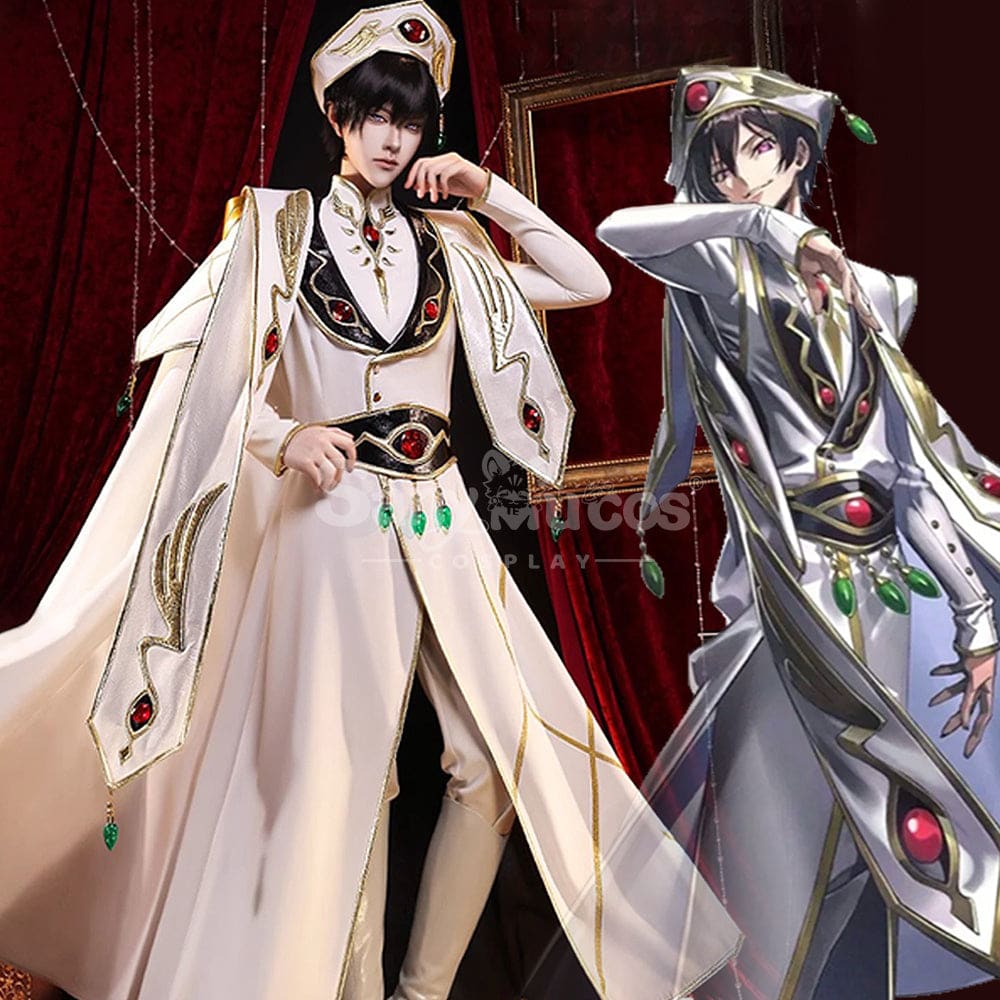 【Pre-Sale】Anime Code Geass Cosplay Lelouch Emperor Cosplay Costume Premium Edition Cosplay Costumes