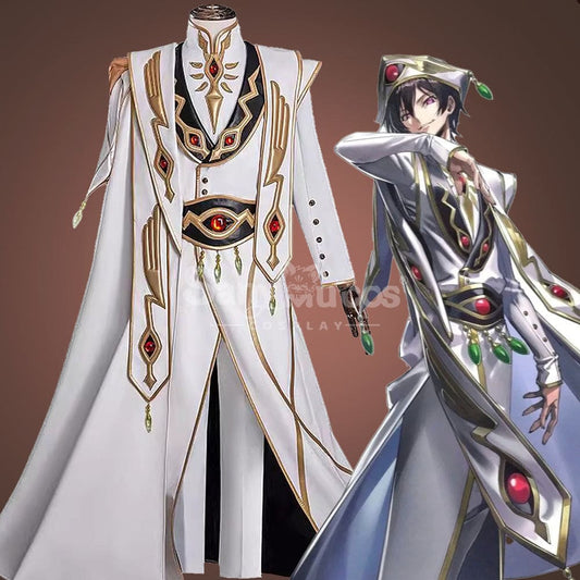 【Pre-Sale】Anime Code Geass Cosplay Lelouch Emperor Cosplay Costume Premium Edition Cosplay Costumes 1000
