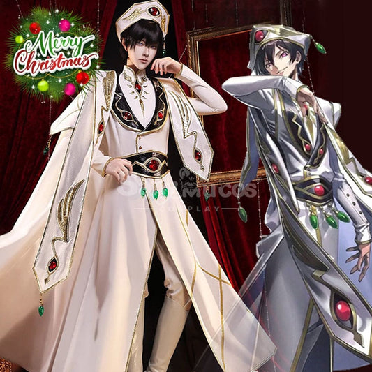 【Pre-Sale】Anime Code Geass Cosplay Lelouch Emperor Cosplay Costume Premium Edition Cosplay Costumes 1000