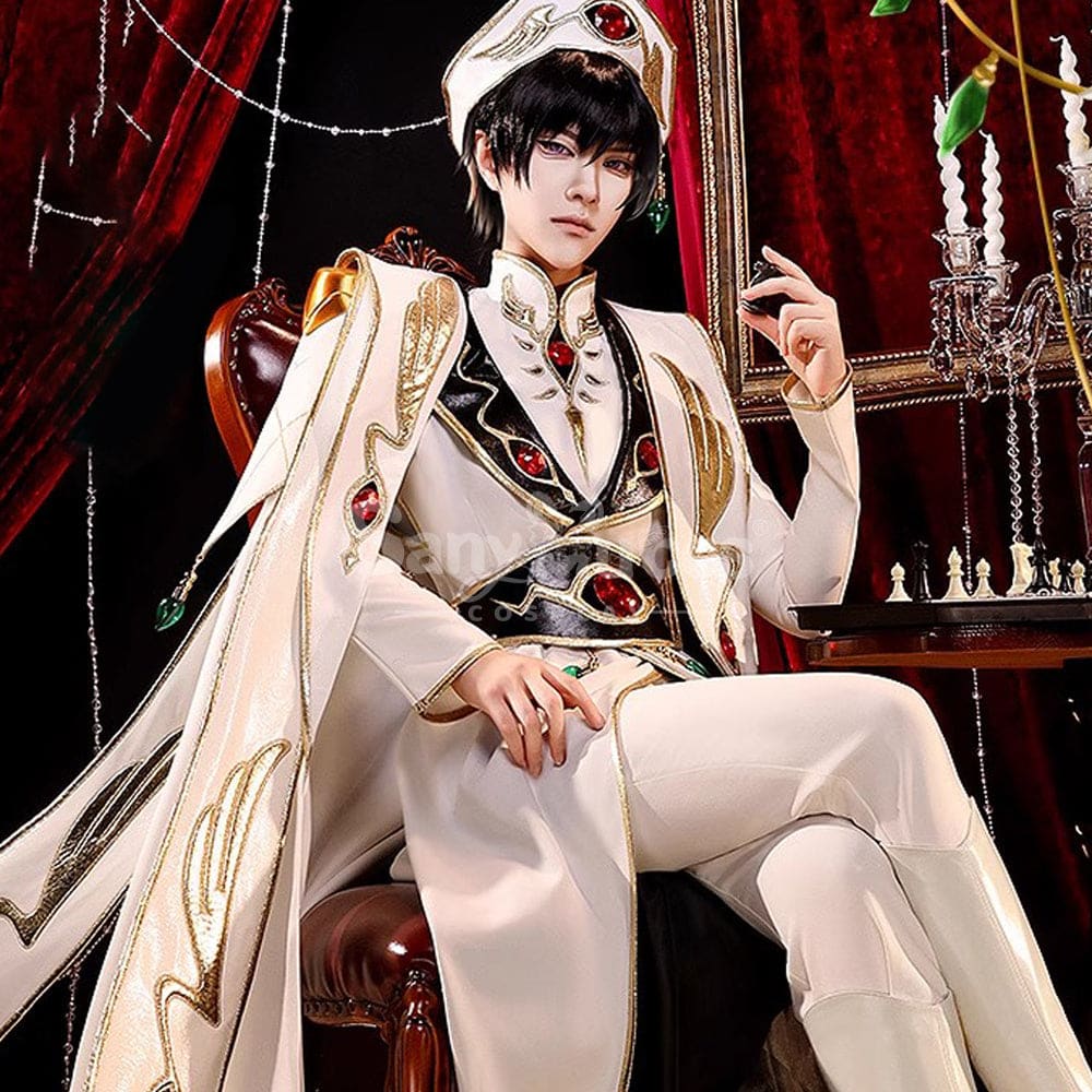 【Pre-Sale】Anime Code Geass Cosplay Lelouch Emperor Cosplay Costume Premium Edition Cosplay Costumes