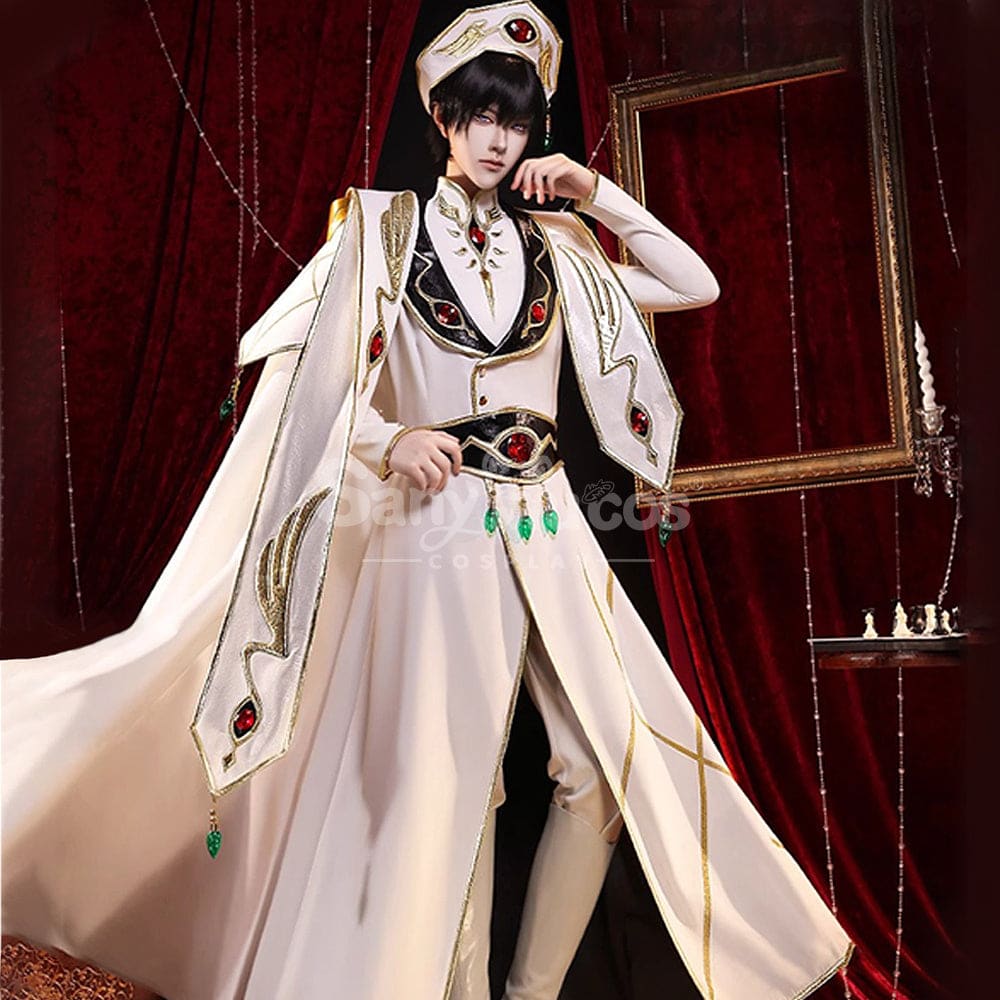 【Pre-Sale】Anime Code Geass Cosplay Lelouch Emperor Cosplay Costume Premium Edition Cosplay Costumes