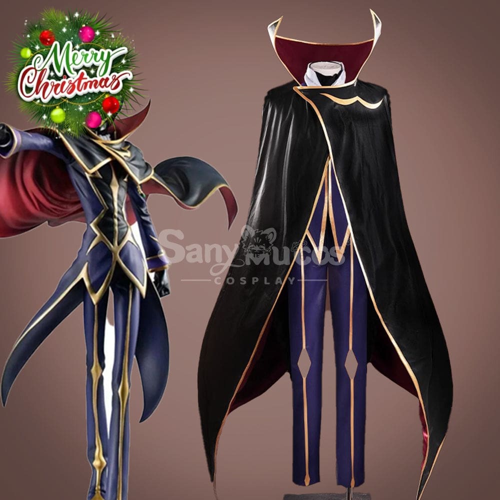 【Pre-Sale】Anime Code Geass Cosplay Lelouch Zero Cosplay Costume Cosplay Costumes
