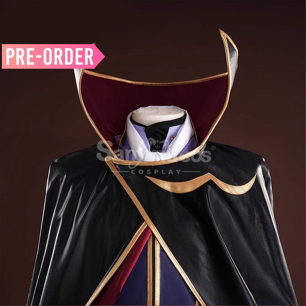 【Pre-Sale】Anime Code Geass Cosplay Lelouch Zero Cosplay Costume Cosplay Costumes