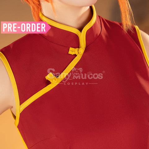 【Pre-Sale】Anime Gintama Cosplay Cheongsam Kagura Cosplay Costume Cosplay Costumes