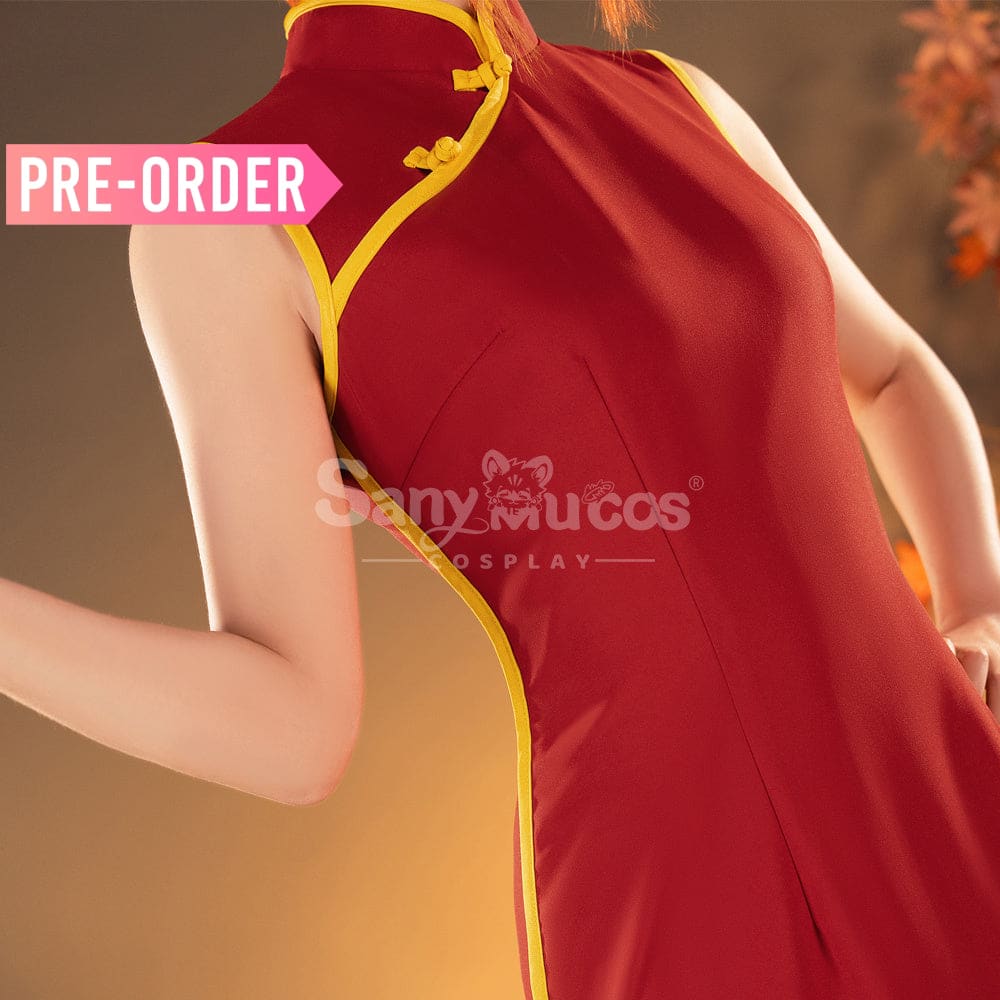 【Pre-Sale】Anime Gintama Cosplay Cheongsam Kagura Cosplay Costume Cosplay Costumes