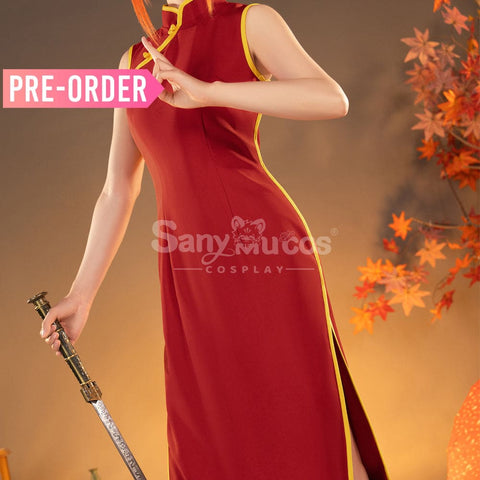 【Pre-Sale】Anime Gintama Cosplay Cheongsam Kagura Cosplay Costume Cosplay Costumes