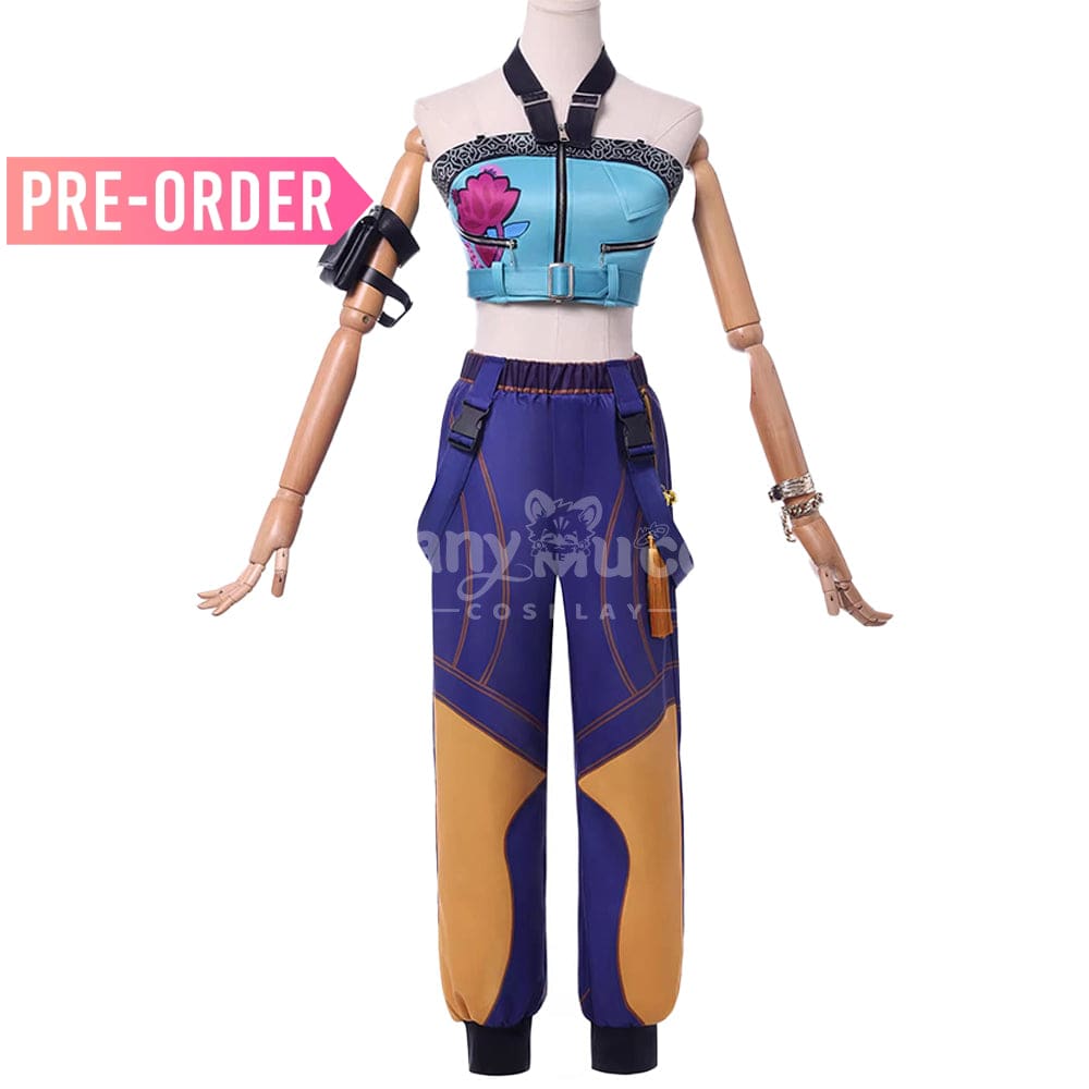 【Pre-Sale】Anime K‑POP Demon Hunters Cosplay Rumi Zoey Mira Cosplay Costume Zoey / XS Cosplay Costumes