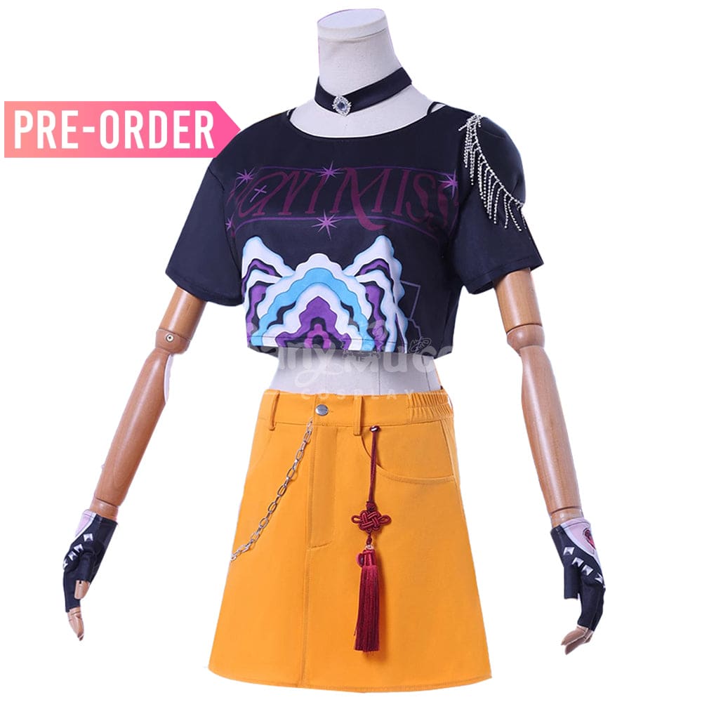 【Pre-Sale】Anime K‑POP Demon Hunters Cosplay Rumi Zoey Mira Cosplay Costume Mira / XS Cosplay Costumes
