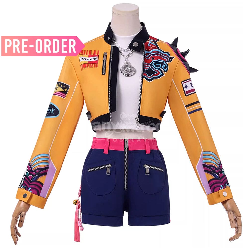 【Pre-Sale】Anime K‑POP Demon Hunters Cosplay Rumi Zoey Mira Cosplay Costume Rumi / XS Cosplay Costumes