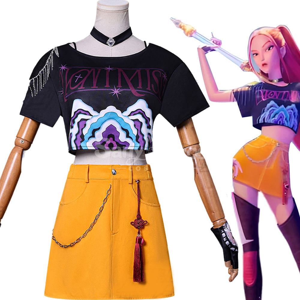 【Pre-Sale】Anime K‑POP Demon Hunters Cosplay Mira Cosplay Costume Cosplay Costumes