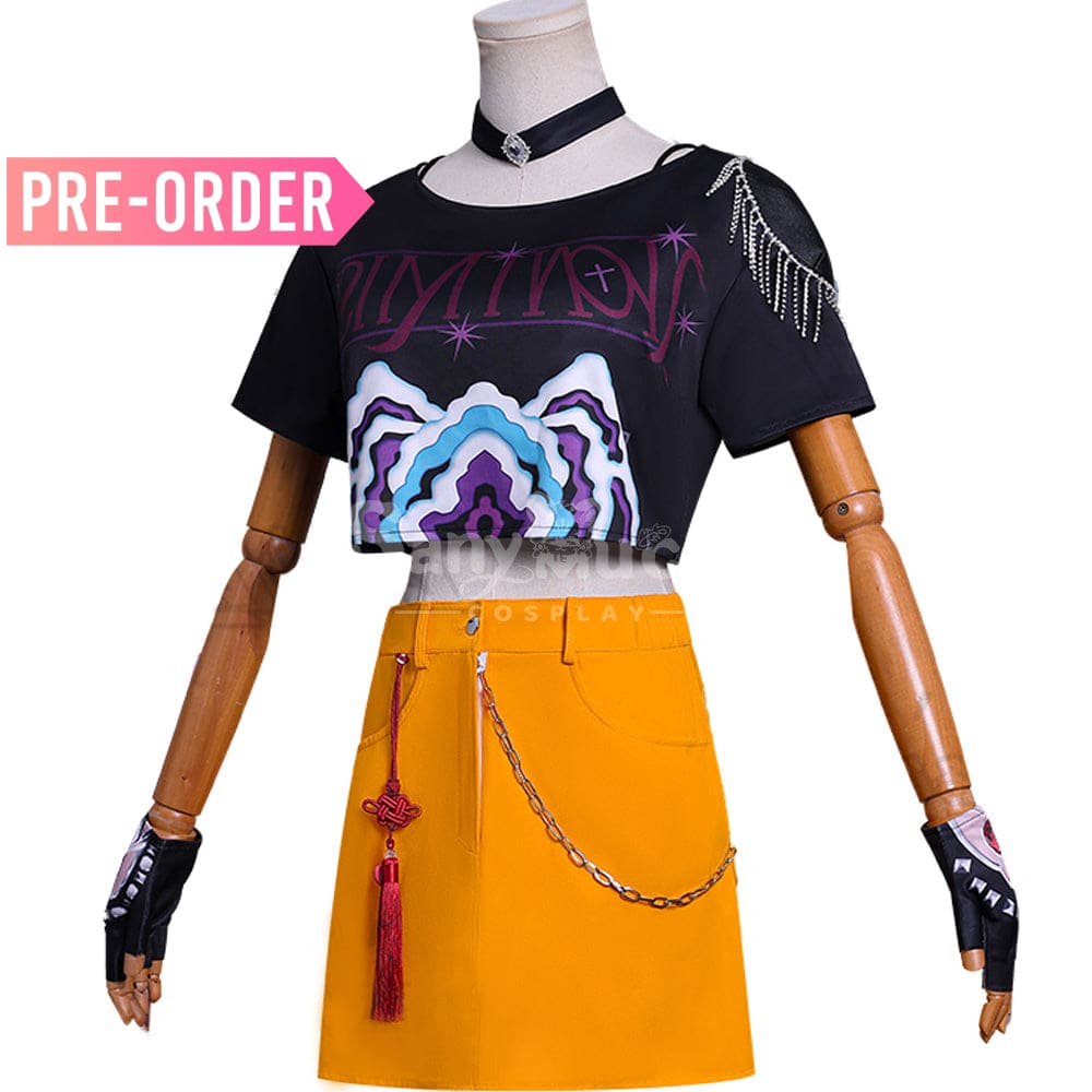 【Pre-Sale】Anime K‑POP Demon Hunters Cosplay Mira Cosplay Costume Cosplay Costumes