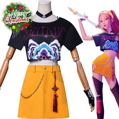 【Pre-Sale】Anime K‑POP Demon Hunters Cosplay Mira Cosplay Costume Cosplay Costumes