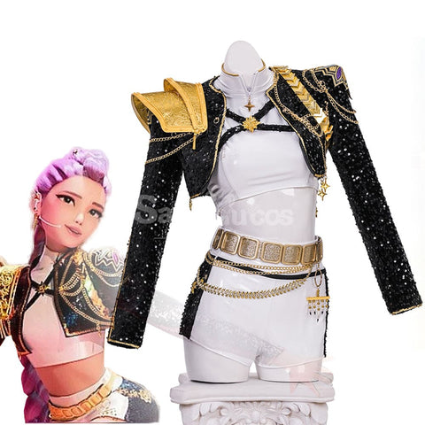 【Pre-Sale】Anime KPop Demon Hunters Cosplay Rumi Zoey Mira Black Cosplay Costume Cosplay Costumes