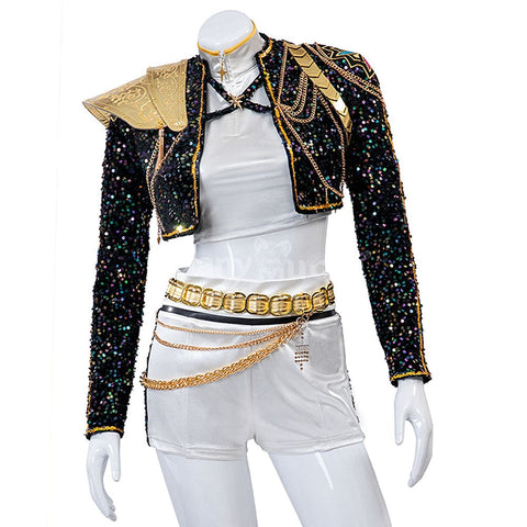 【Pre-Sale】Anime KPop Demon Hunters Cosplay Rumi Zoey Mira Black Cosplay Costume Cosplay Costumes