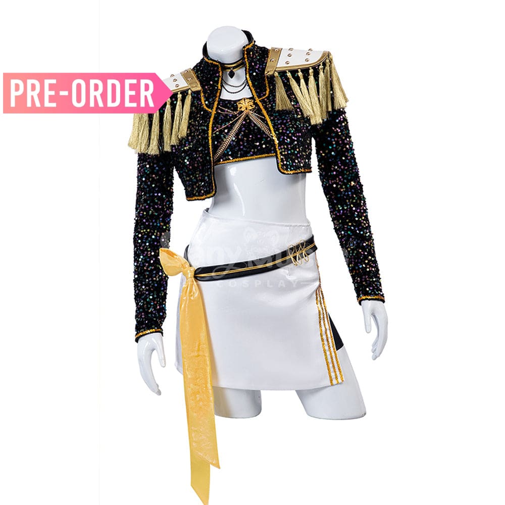 【Pre-Sale】Anime KPop Demon Hunters Cosplay Rumi Zoey Mira Black Cosplay Costume Cosplay Costumes