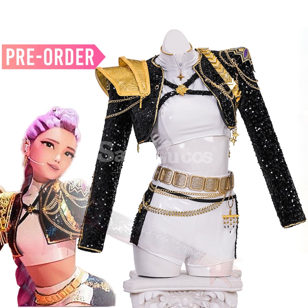 【Pre-Sale】Anime KPop Demon Hunters Cosplay Rumi Zoey Mira Black Cosplay Costume Cosplay Costumes