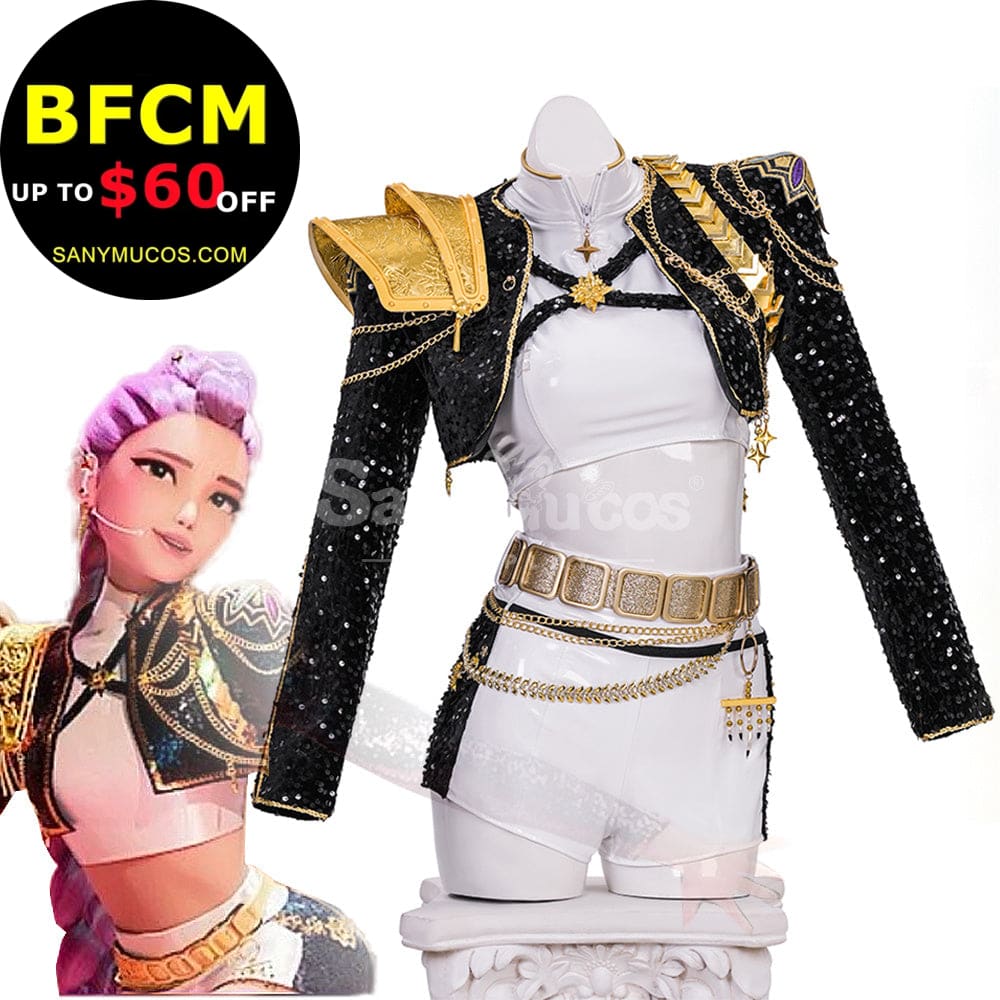 【Pre-Sale】Anime KPop Demon Hunters Cosplay Rumi Zoey Mira Black Cosplay Costume Cosplay Costumes