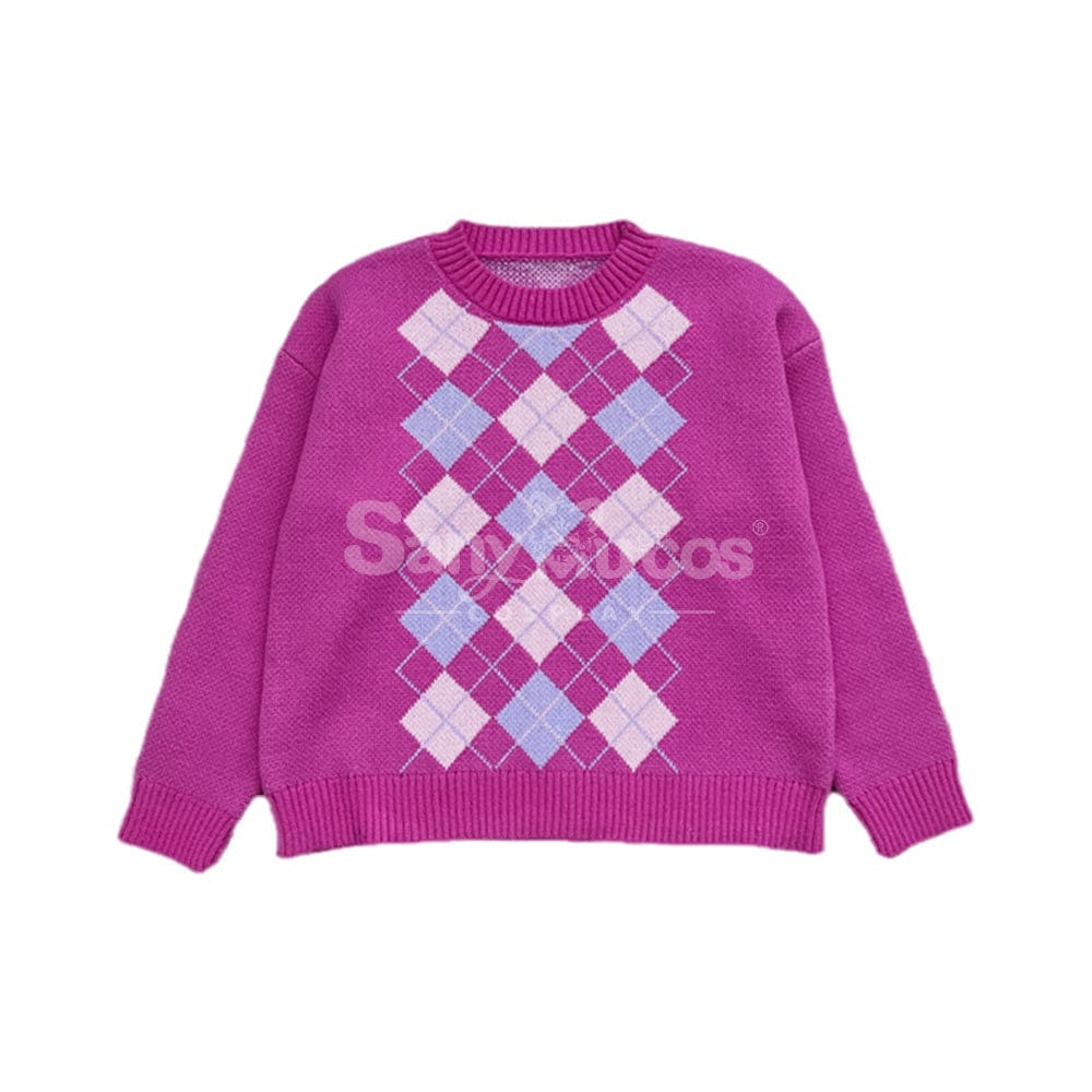 【Pre-Sale】Anime KPop Demon Hunters Cosplay Saja Boys Cosplay Costume Baby Pink Sweater / M Cosplay Costumes
