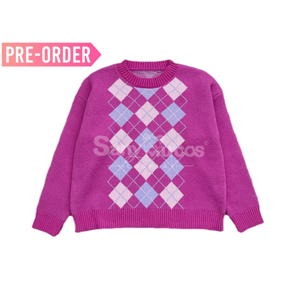 【Pre-Sale】Anime KPop Demon Hunters Cosplay Saja Boys Cosplay Costume Baby Pink Sweater / M Cosplay Costumes