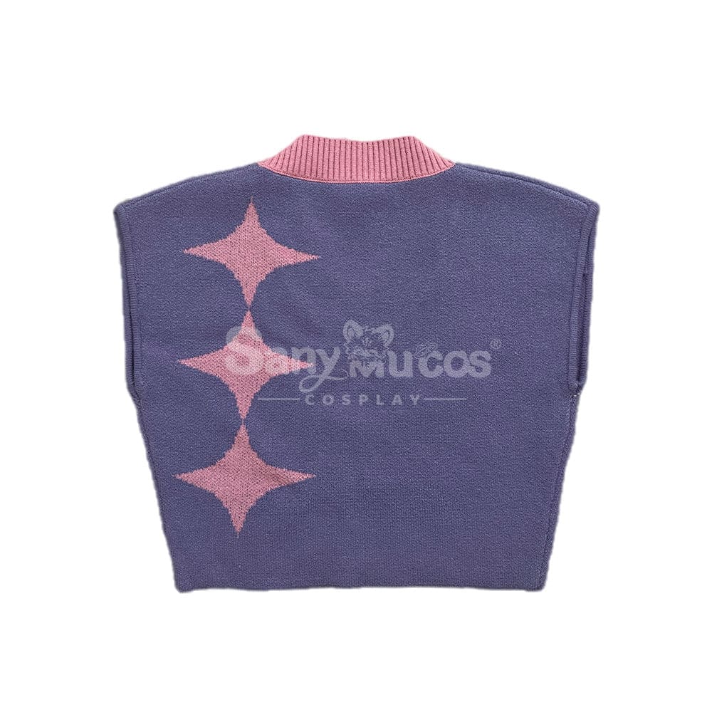 【Pre-Sale】Anime KPop Demon Hunters Cosplay Saja Boys Cosplay Costume Mystery Purple Vest / M Cosplay Costumes