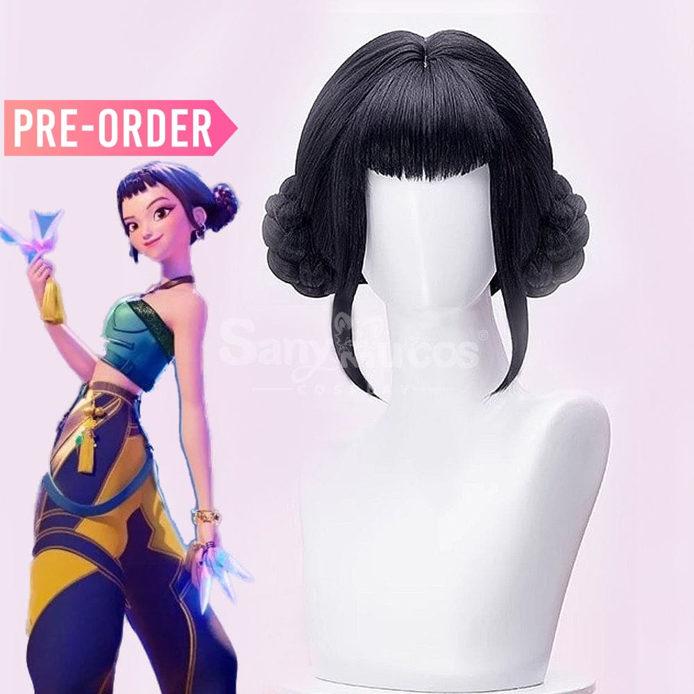 【Pre-Sale】Anime K‑POP Demon Hunters Cosplay Zoey Cosplay Wig Cosplay Wigs