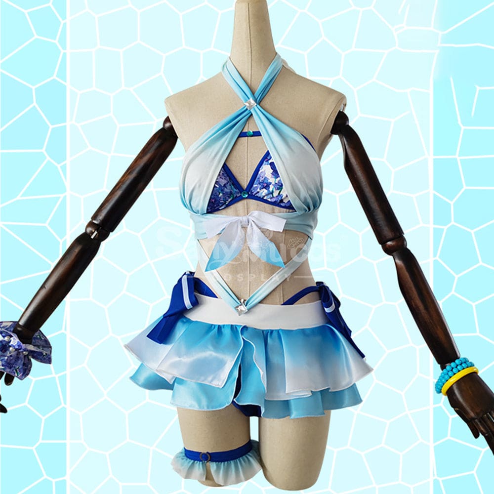 【Pre-Sale】Anime Love Live! School Idol Project Cosplay Ellie Swimsuit Cosplay Costume Cosplay Costumes