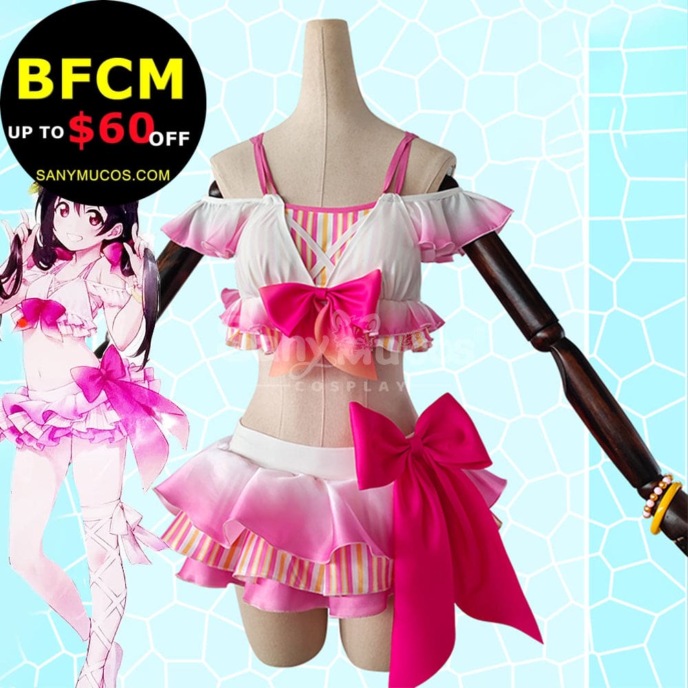 【Pre-Sale】Anime Love Live! School Idol Project Cosplay Nico Yazawa Swimsuit Cosplay Costume Cosplay Costumes