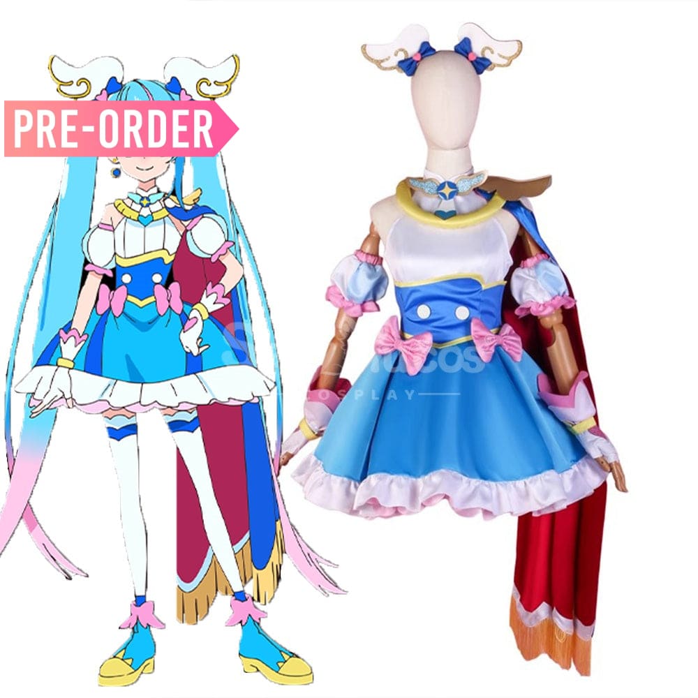 【Pre-Sale】Anime Pretty Cure Hanging Sky Cosplay Sora Harewataru Costume Premium Edition Costumes