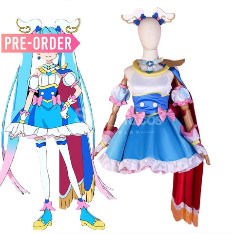 【Pre-Sale】Anime Pretty Cure Hanging Sky Cosplay Sora Harewataru Costume Premium Edition Costumes