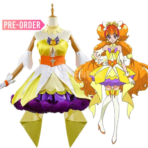 【Pre-Sale】Anime Pretty Cure Princess Cosplay Amanogawa Kirara Costume Premium Edition Costumes