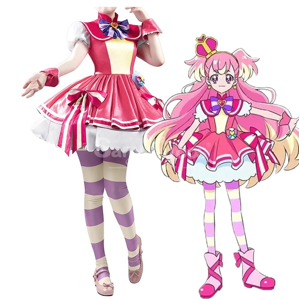 【Pre-Sale】Anime Pretty Cure Wonderful Cosplay Inukai Komugi Costume Premium Edition Costumes