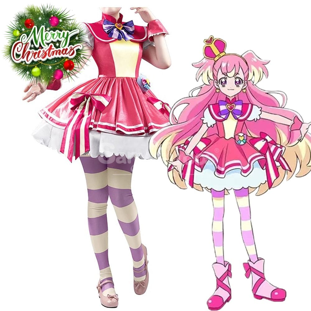 【Pre-Sale】Anime Pretty Cure Wonderful Cosplay Inukai Komugi Costume Premium Edition Costumes