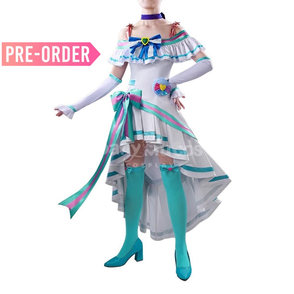 【Pre-Sale】Anime Pretty Cure Wonderful Cosplay Nekoyashiki Mayu Costume Premium Edition Costumes