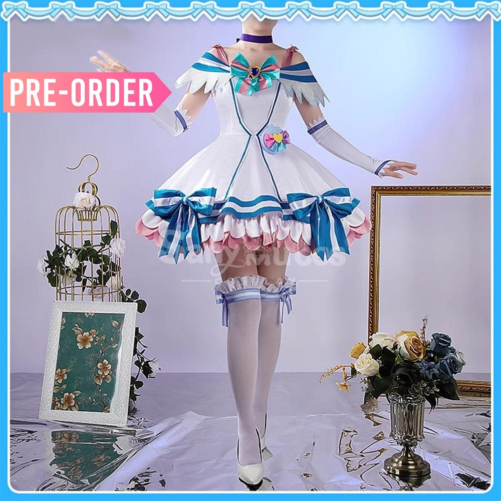 【Pre-Sale】Anime Pretty Cure Wonderful Cosplay Nekoyashiki Yuki Costume Premium Edition Costumes