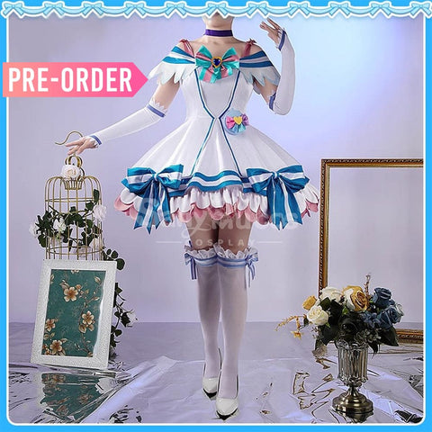 【Pre-Sale】Anime Pretty Cure Wonderful Cosplay Nekoyashiki Yuki Costume Premium Edition Costumes