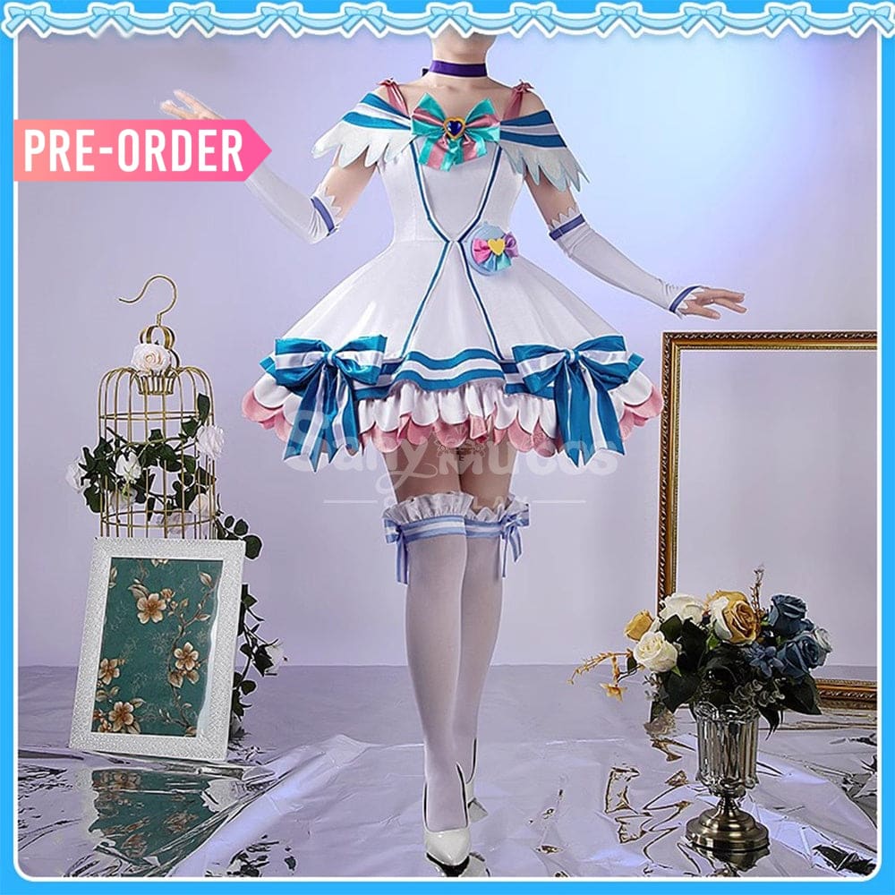 【Pre-Sale】Anime Pretty Cure Wonderful Cosplay Nekoyashiki Yuki Costume Premium Edition Costumes