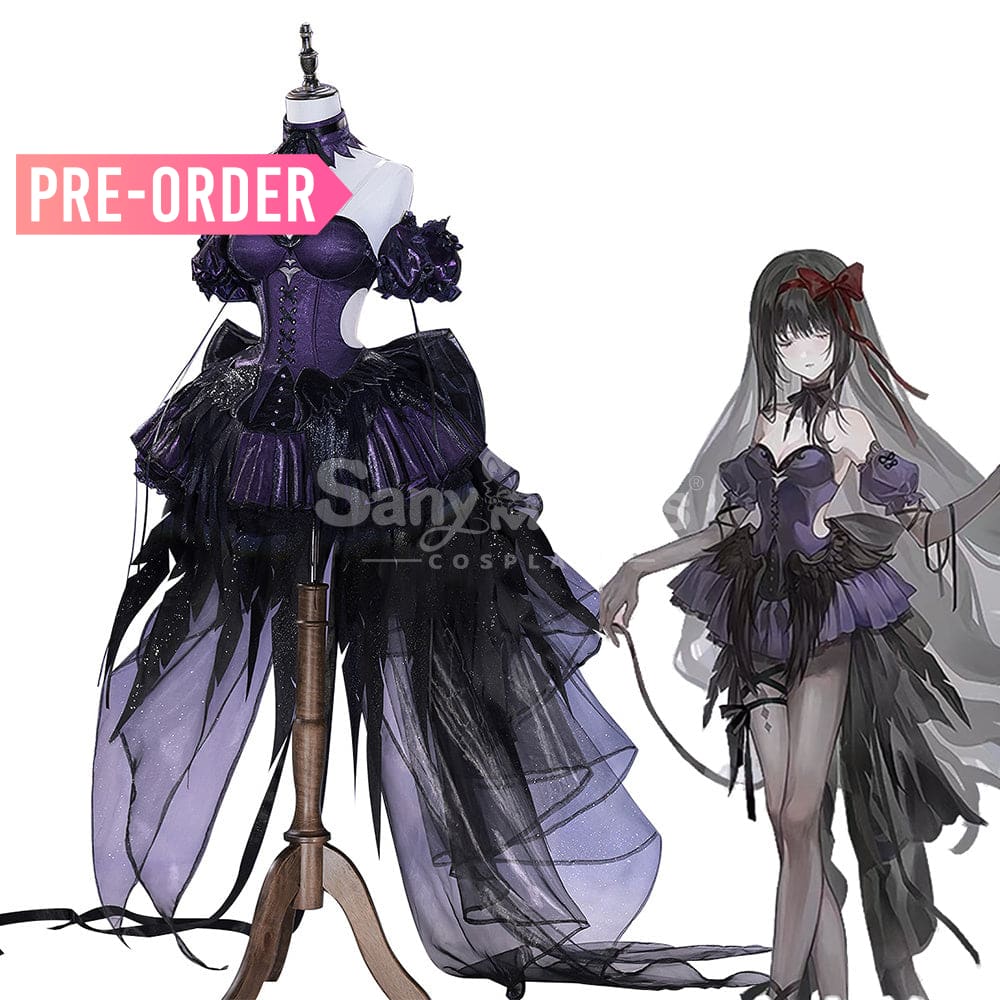 【Pre Sale】Anime Puella Magi Madoka Magica Cosplay Homura Akemi Cosplay Costume Premium Edition Cosplay Costumes