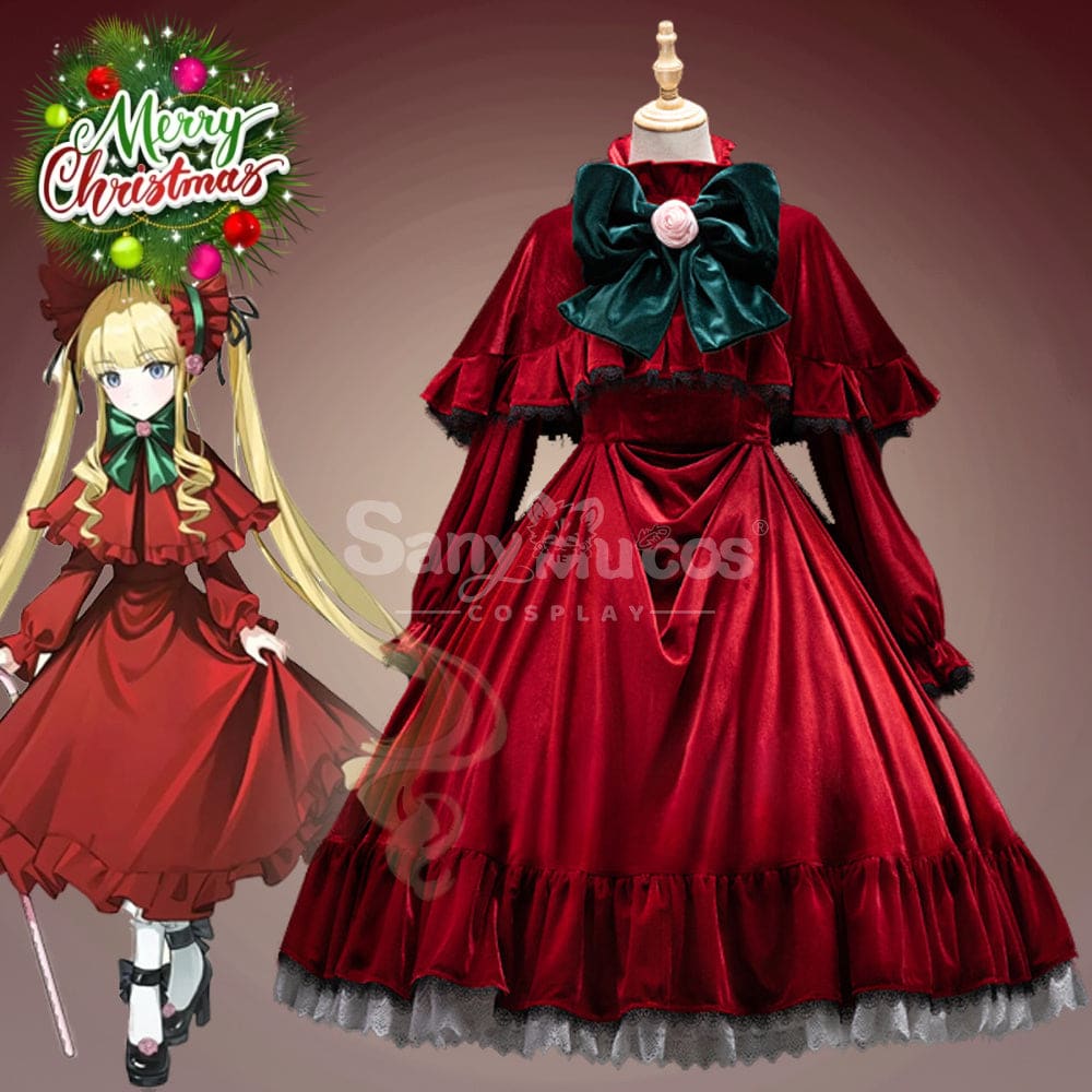 【Pre-Sale】Anime Rozen Maiden Cosplay Shinku Cosplay Christmas Costume Premium Edition Cosplay Costumes