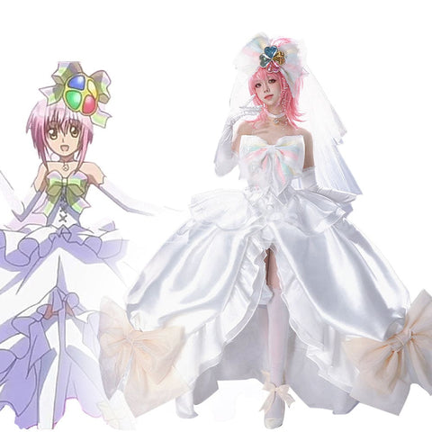 【Pre-Sale】Anime Shugo Chara! Cosplay Hinamori Amu Wedding Dress Cosplay Costume Cosplay Costumes