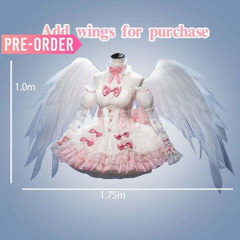 【Pre Sale】Anime Shugo Chara! Cosplay Tsukiyomi Utau Angel Cosplay Costume Wing Cosplay Costumes